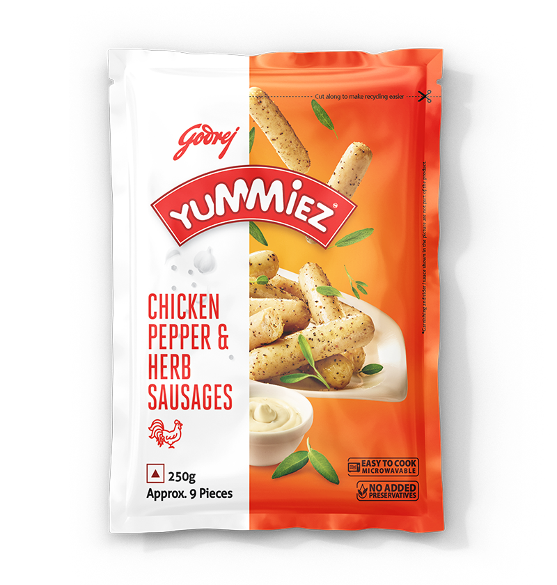 Chicken Pepper & Herb Sausages
