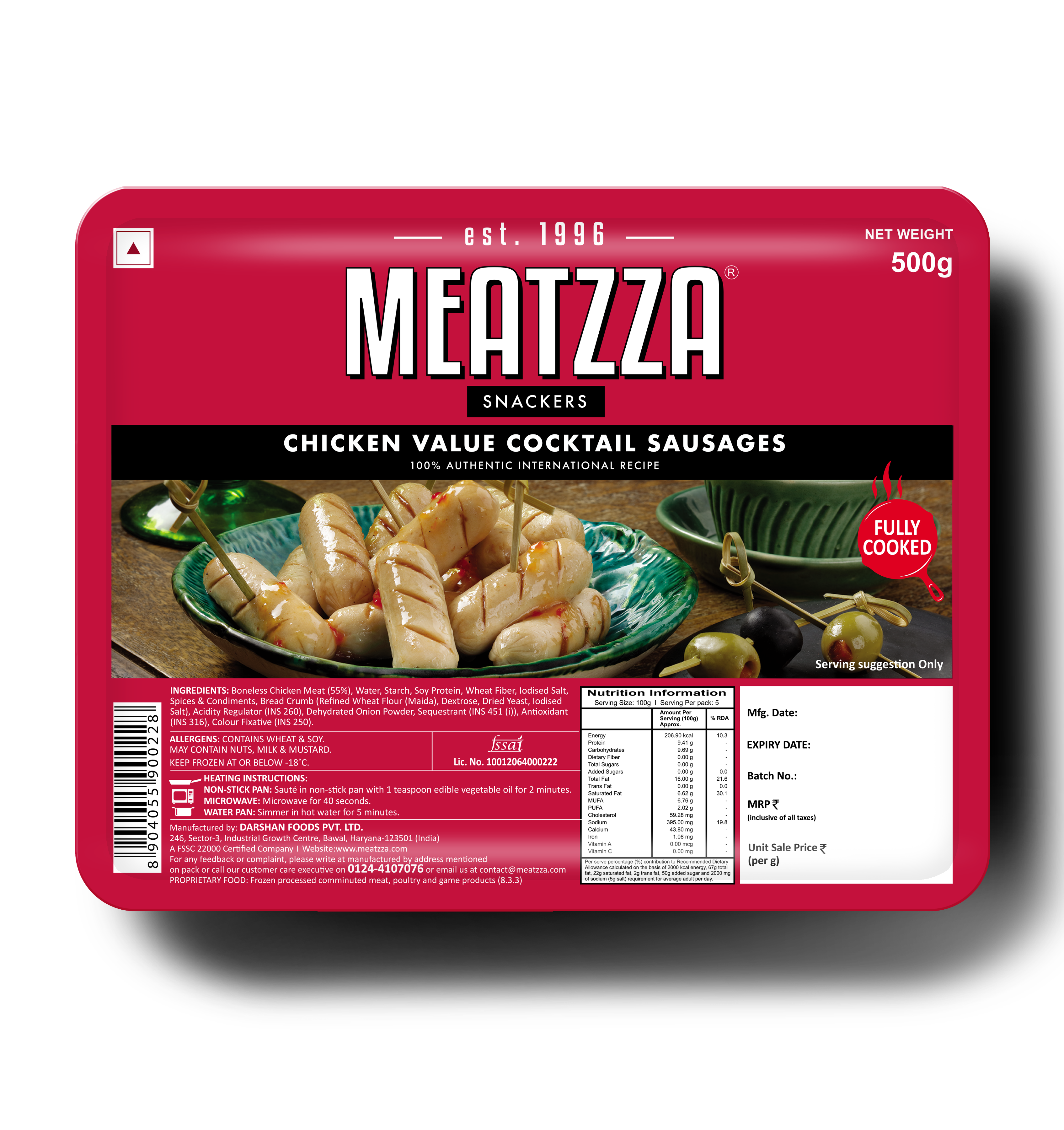 Chicken Value Cocktail Sausages